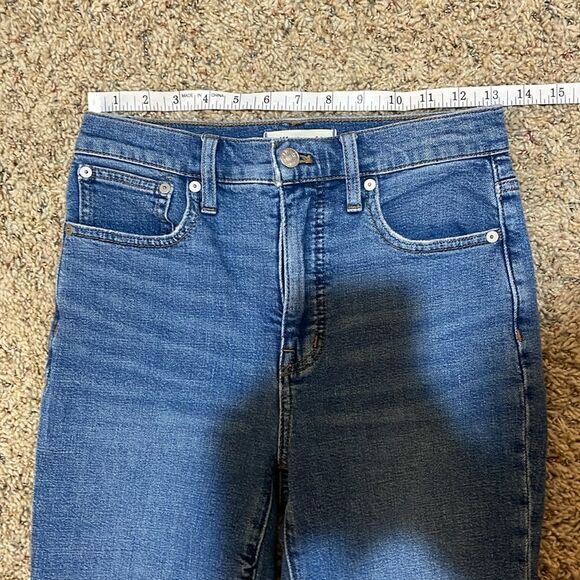 Madewell Slim Demi-Boot Hemp Denim Jeans in Enright Wash Size 25 NA931 - Picture 14 of 16